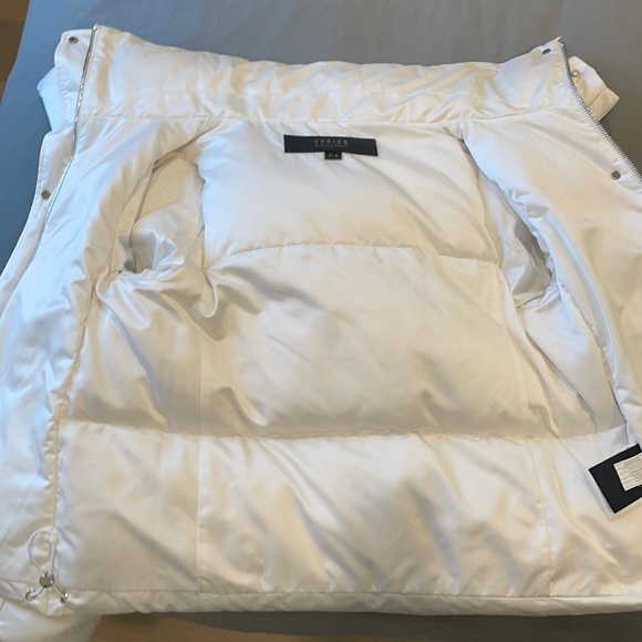 Series by Nicole Benisti white puffer jacket size S - Picture 2 of 8